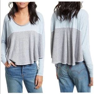Free People color block long sleeve